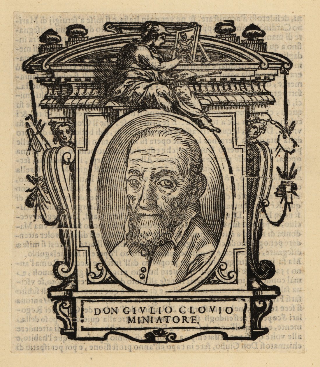 Retrato de Giorgio Giulio Clovio, iluminador, miniaturista y pintor nacido en Croacia, activo en el Renacimiento italiano de El Domenico (after) Greco