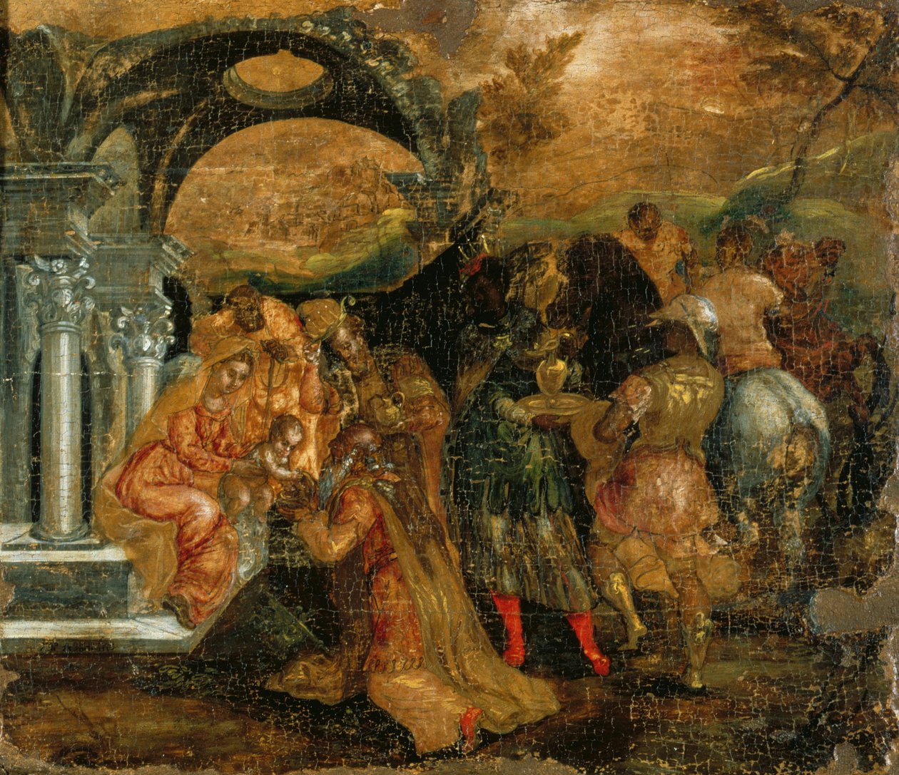 Adoración de los Reyes Magos de El Greco