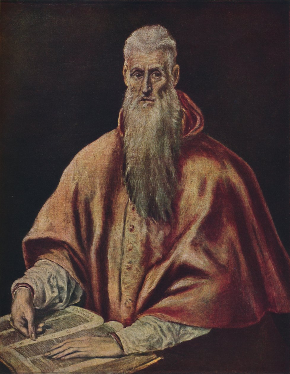 Der Heilige Hieronymus Als Kardinal de El Greco