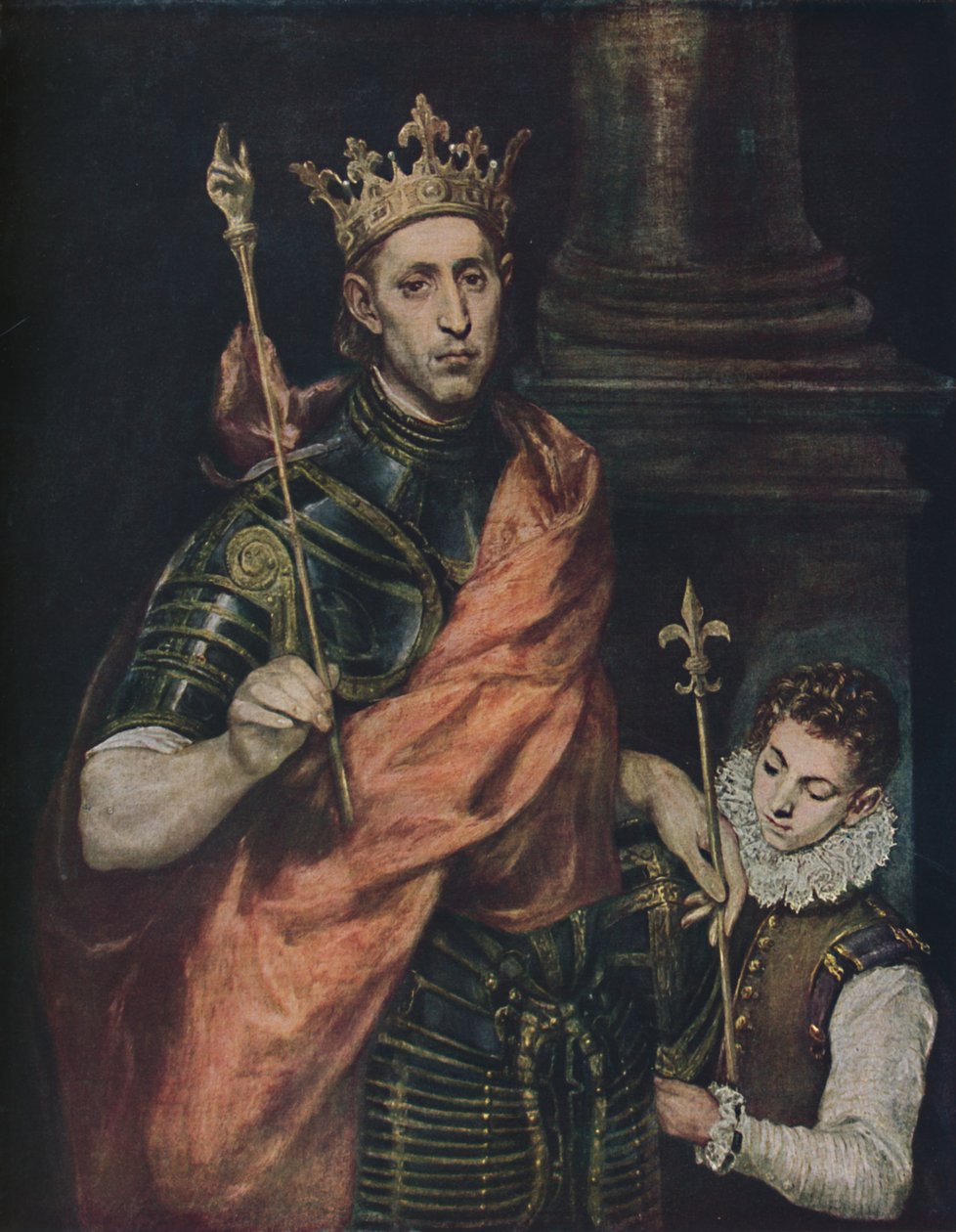 Der Heilige Ludwig, Saint Louis, c1585 - 1590, 1938 de El Greco