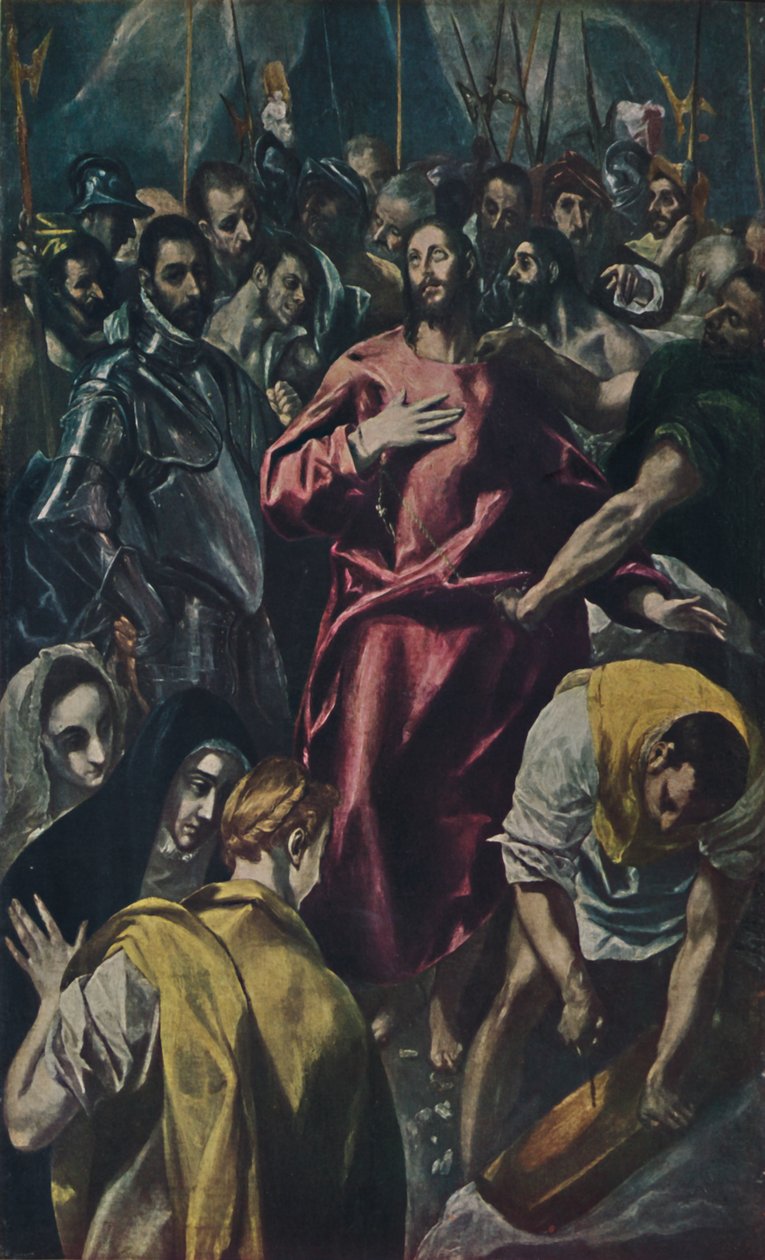 Espolio Entkleidung Christi., Despojo de Cristo, c1577-1579, 1938 de El Greco