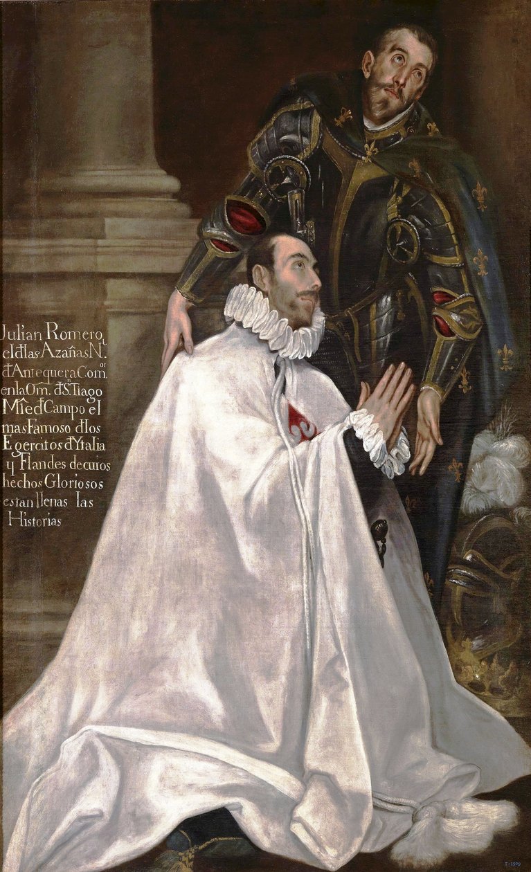 Julián Romero de las Azanas and his Patron Saint Julian de El Greco