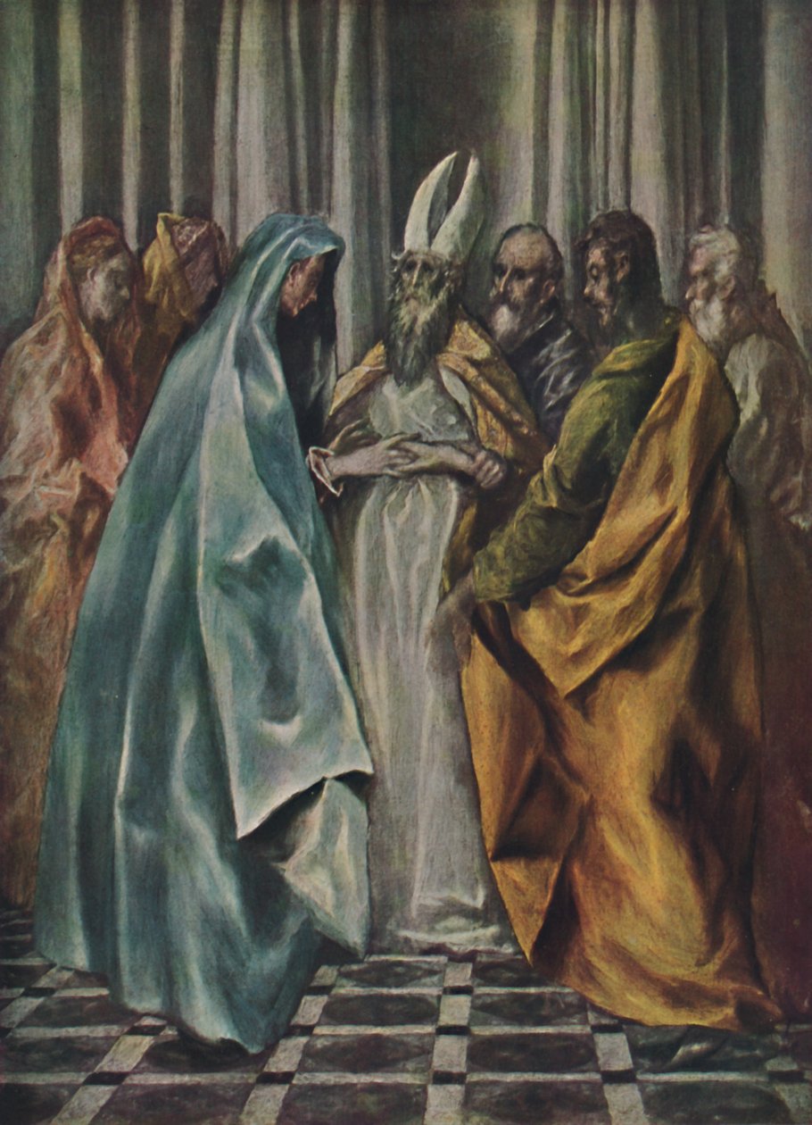 El desposorio de la Virgen, c1600-1614, 1938 de El Greco