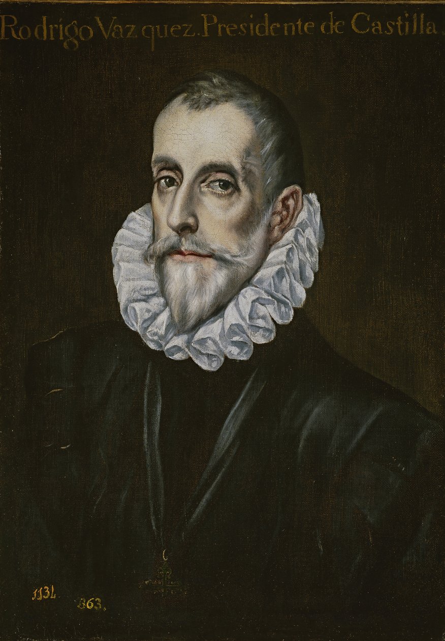 Retrato de Rodrigo Vázquez de Arce, Primer tercio del siglo XVII de El Greco