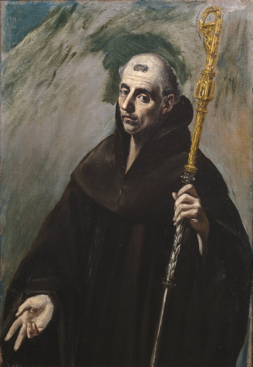 San Benito de Nursia, 1577-1579 de El Greco