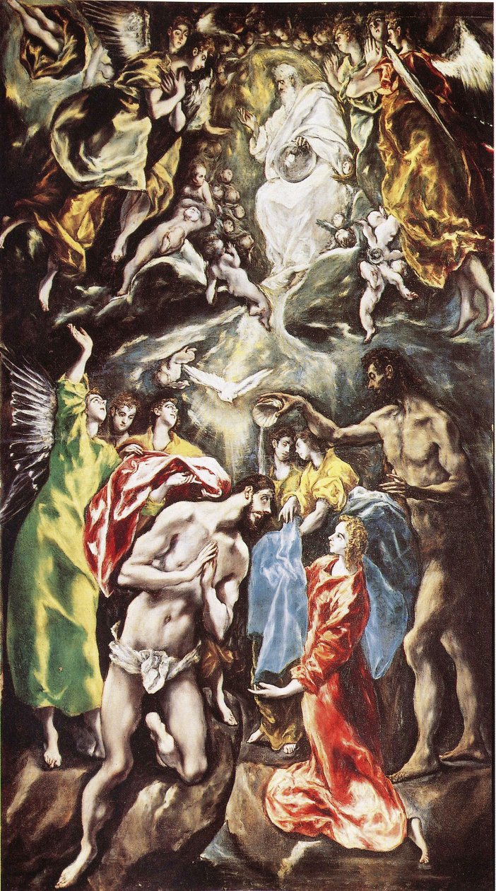 El Bautismo de Cristo de El Greco