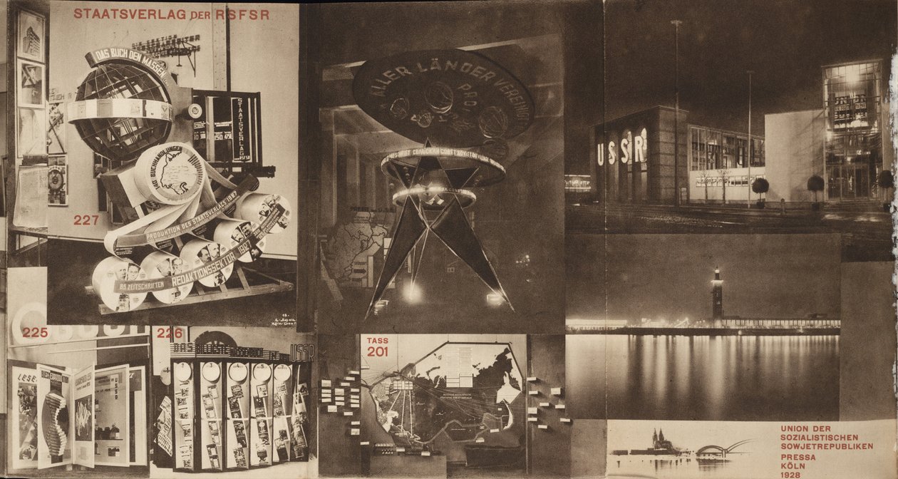URSS. Catálogo del pabellón soviético en la Exposición Internacional de Prensa, Colonia, 1928 de Eliezer Markowich Lissitzky