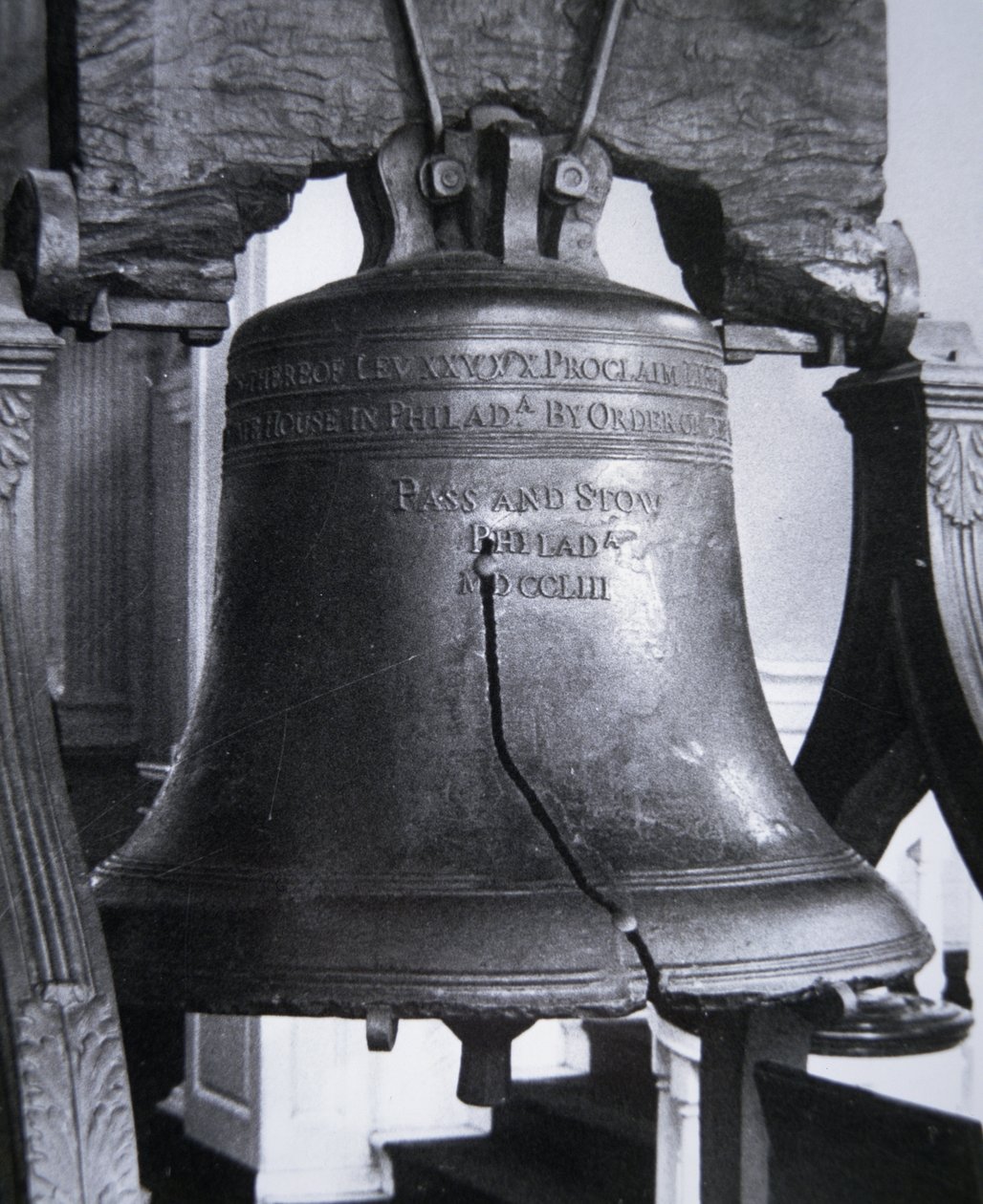 La Campana de la Libertad, fundida en 1752 de Nicolas d