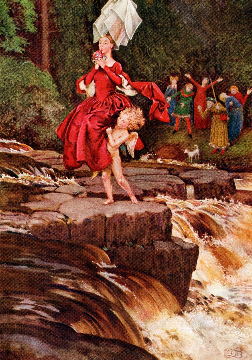 Ilustración para el poema "The Great Adventurer" de Anon, del libro "Palgrave