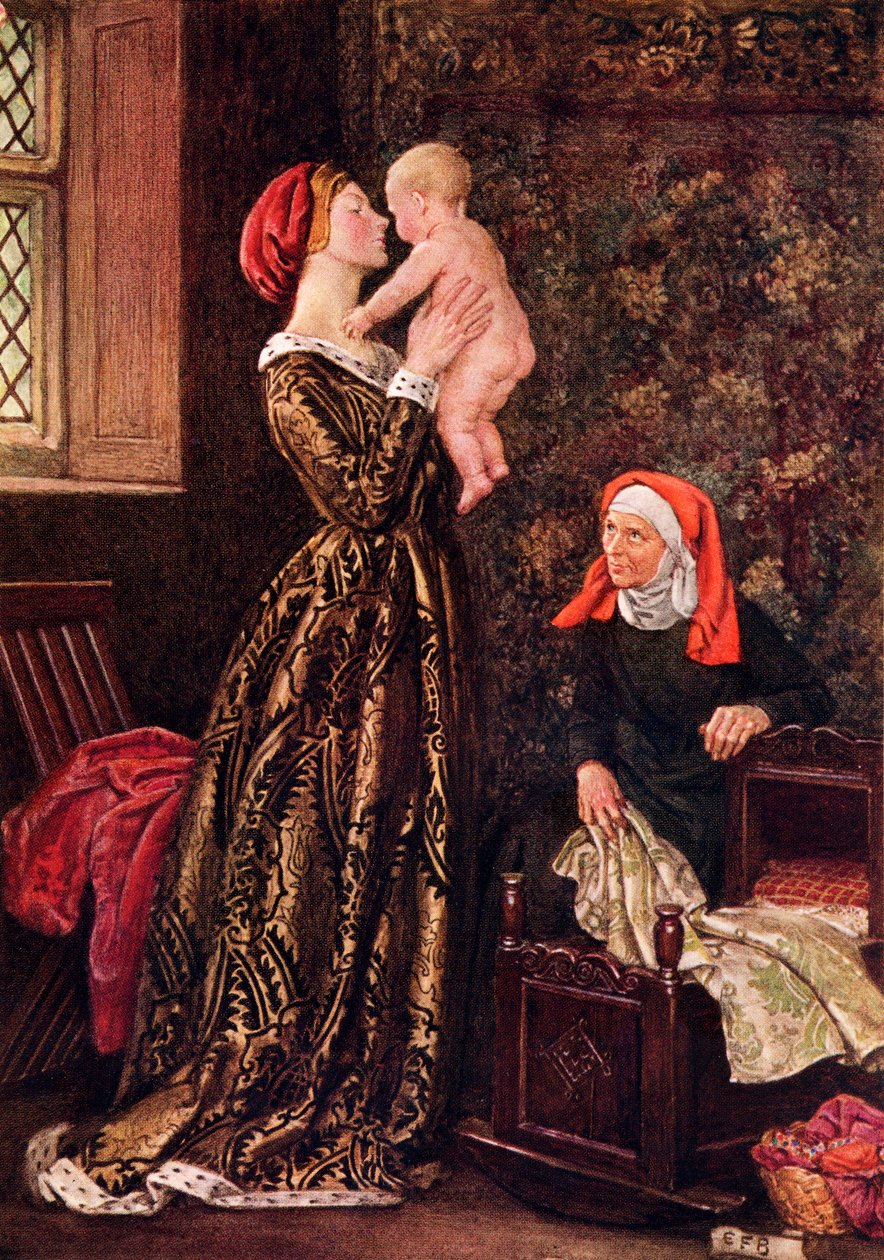 Ilustración del poema The Noble Nature de Jonson, del libro "Palgrave