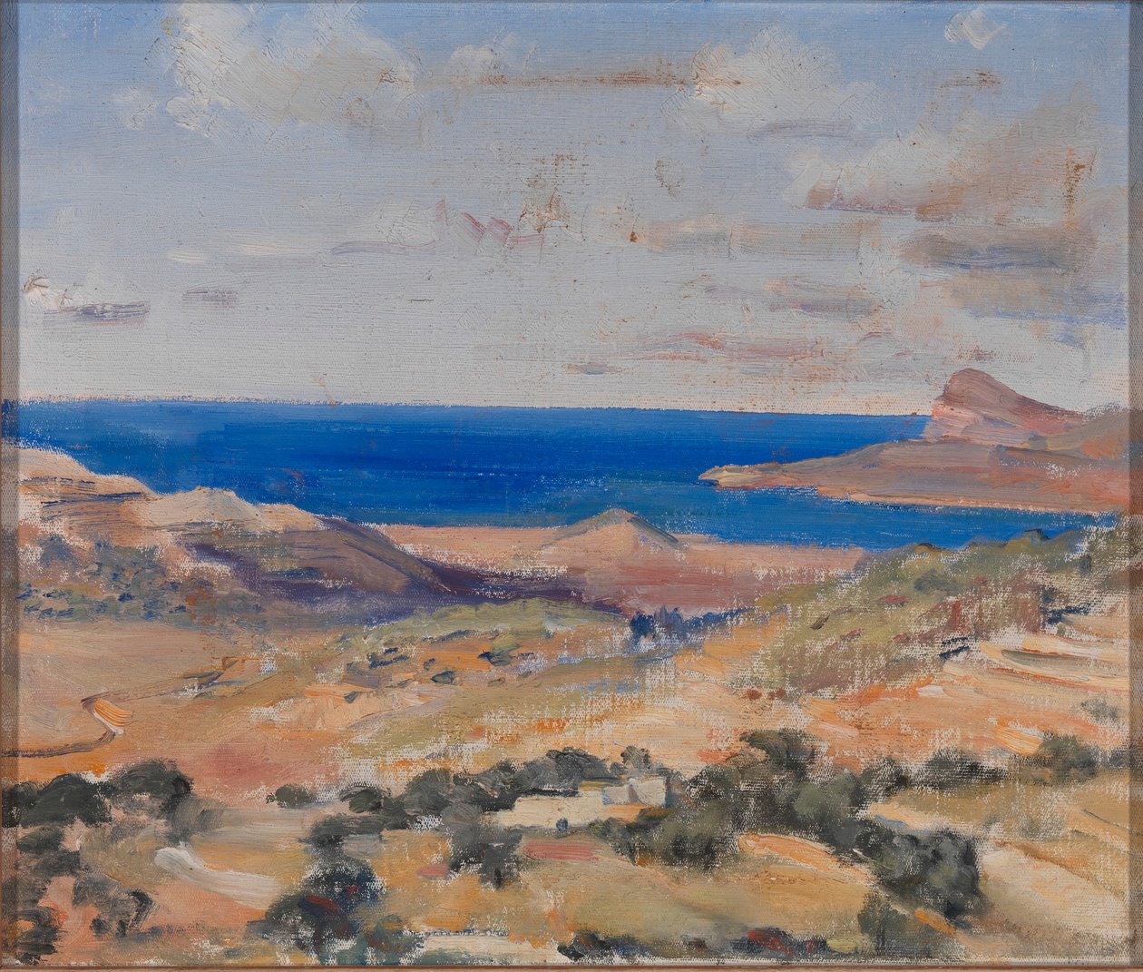 Orilla con mar azul de Eleanor Harris