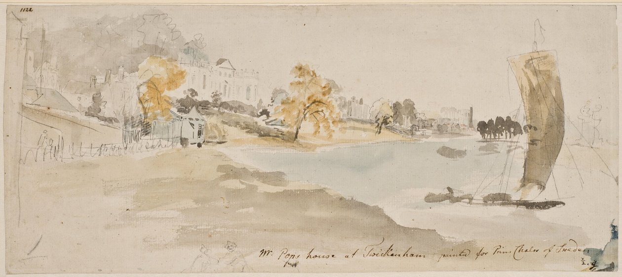 Villa de Pope en Twickenham de Elias Martin