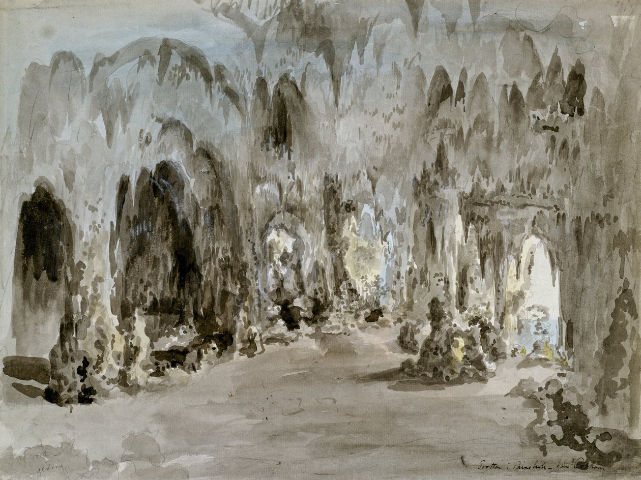 La gruta de Painshill de Elias Martin
