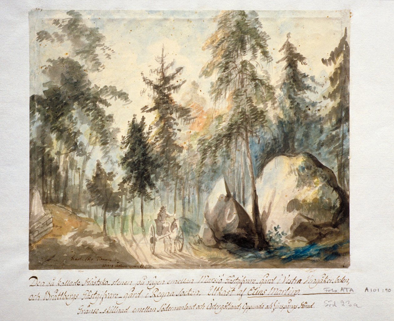"La piedra herradura", Finspång, Östergötland, Suecia (25780761224) de Elias Martin