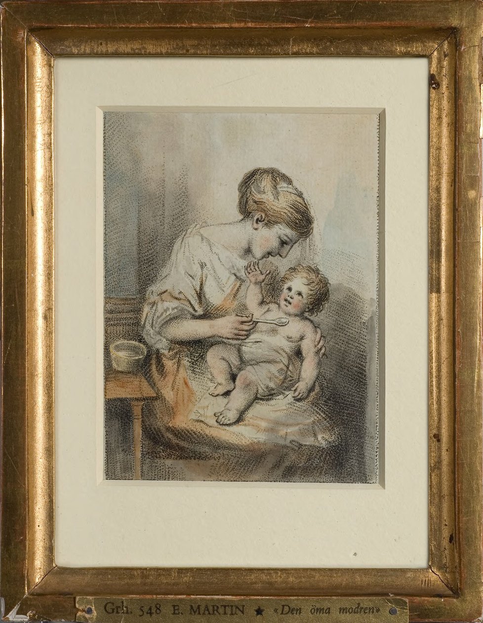 La joven madre de Elias Martin