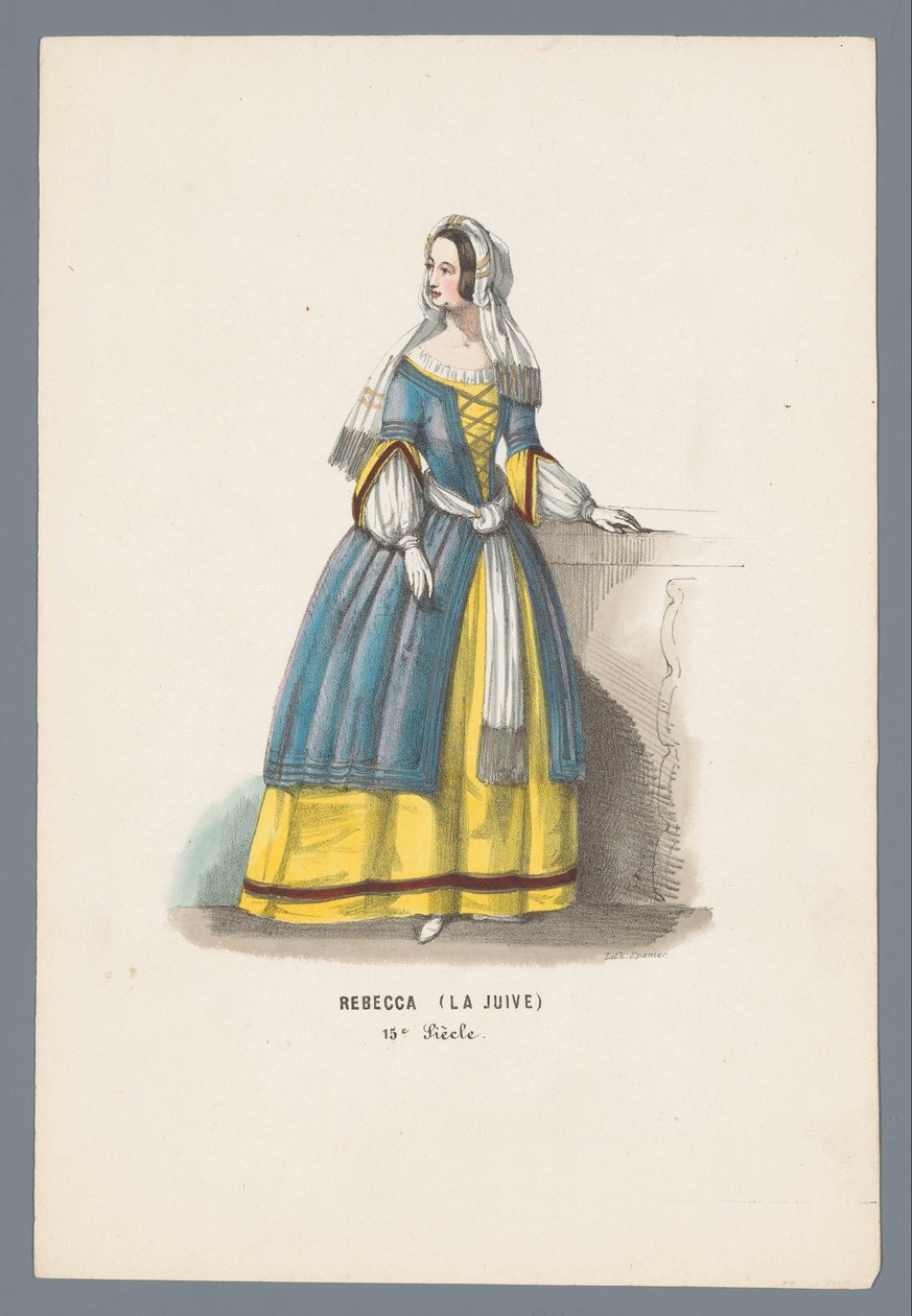 Rebecca (La Juive) / Siglo XV (título sobre objeto) de Elias Spanier