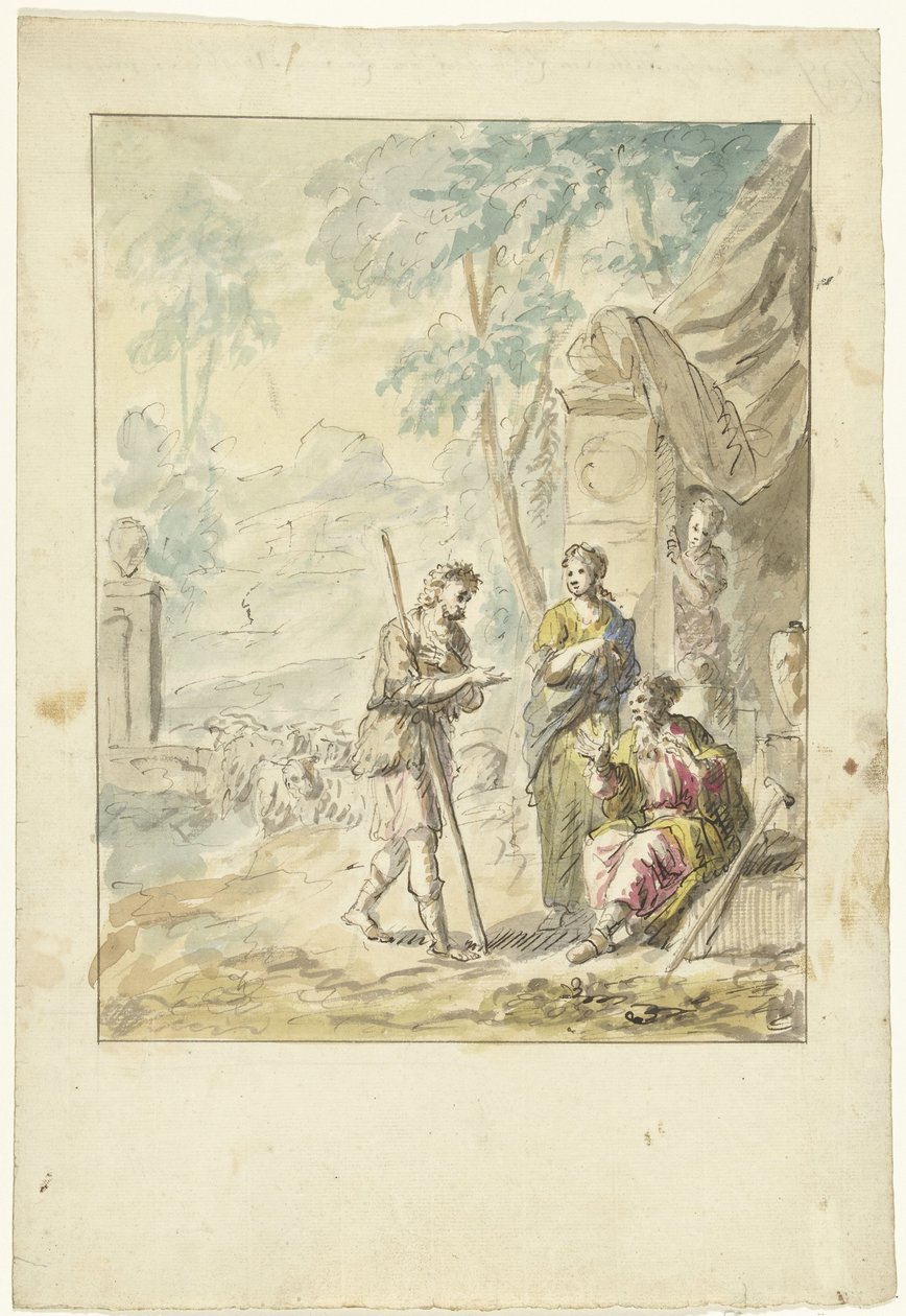Jacob se queja a Labán de Elias van Nijmegen
