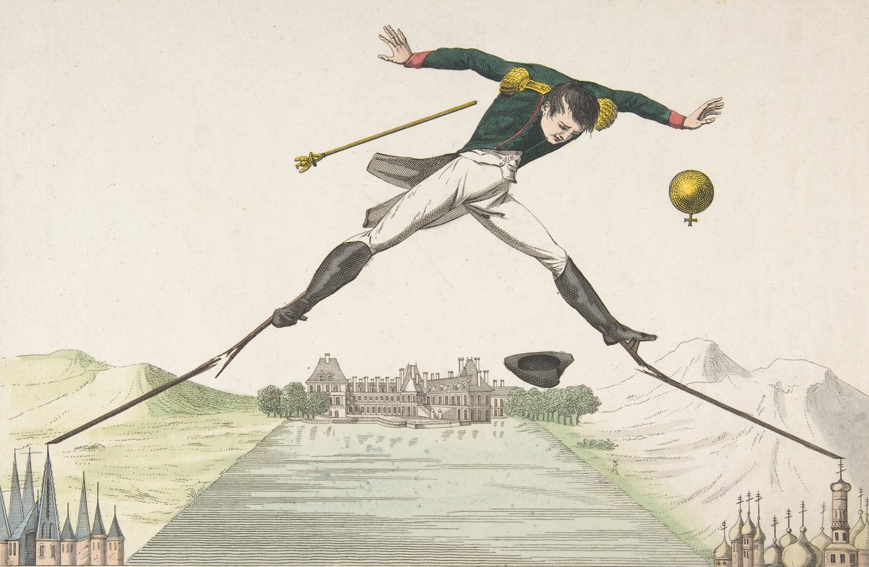 De arriba a abajo, o causa y efecto, abril 1814 de Elie
