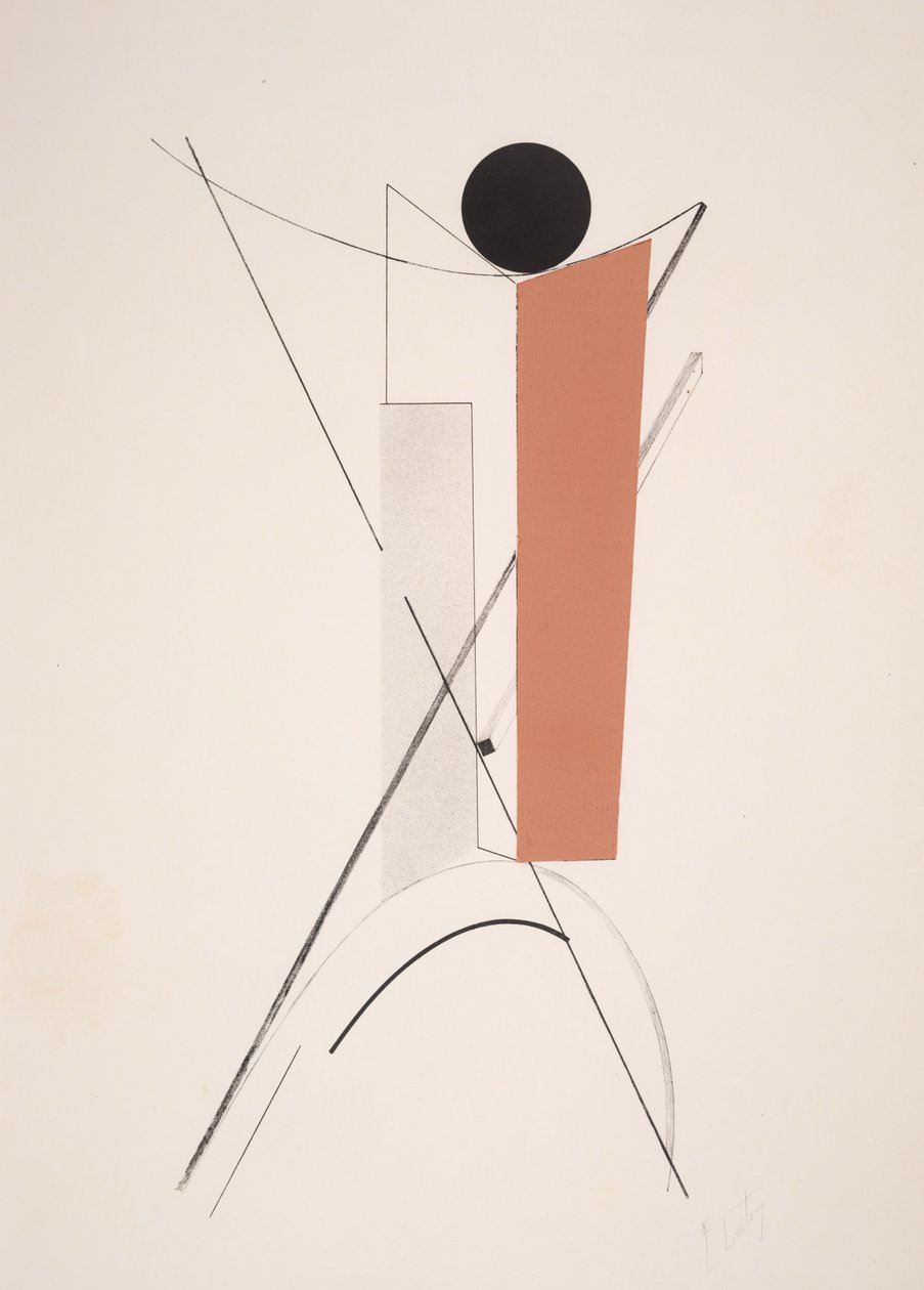 Sin Título de Eliezer Markowich Lissitzky