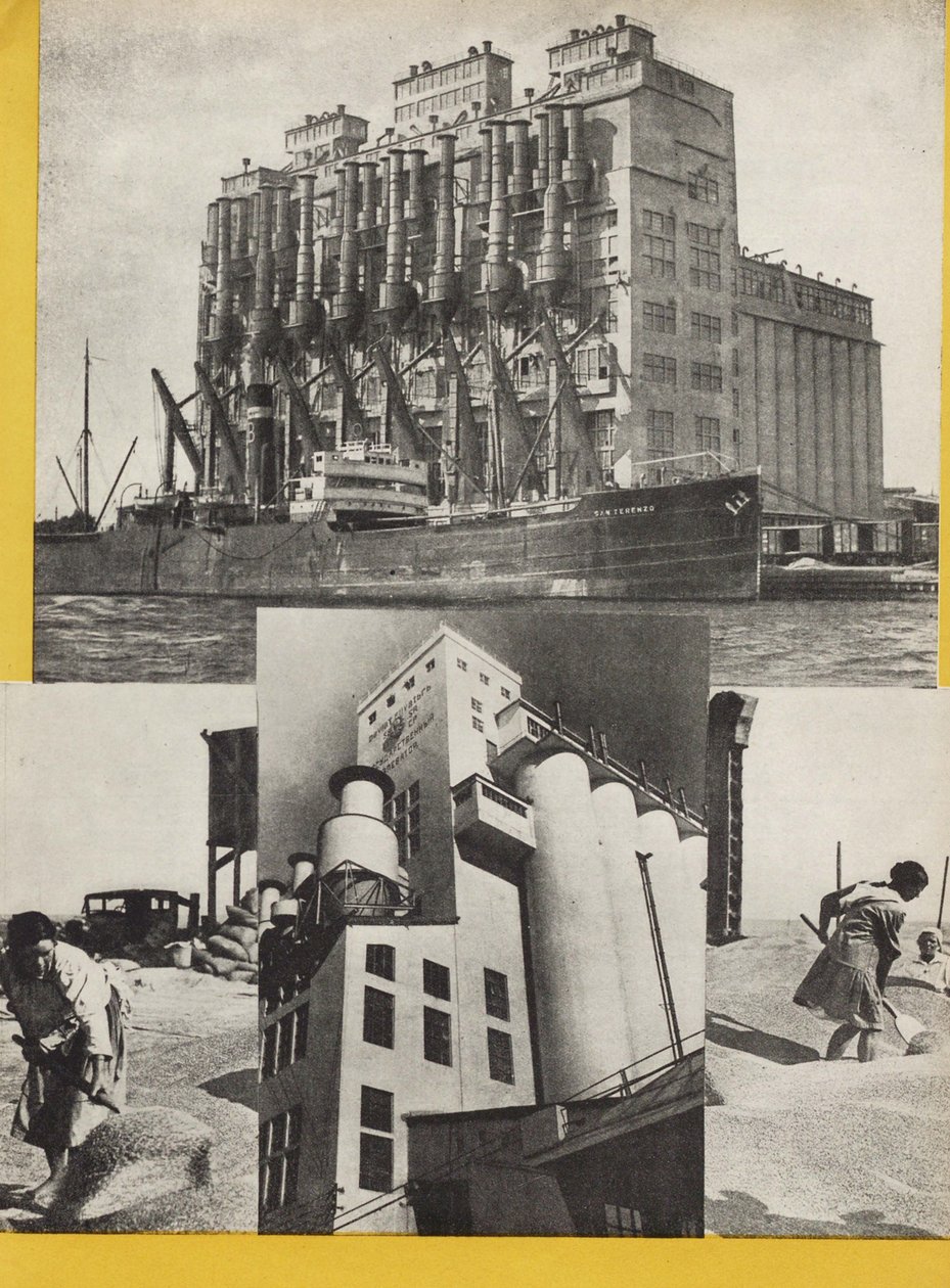Ilustración de la URSS construye el socialismo, 1933 de Eliezer Markowich Lissitzky