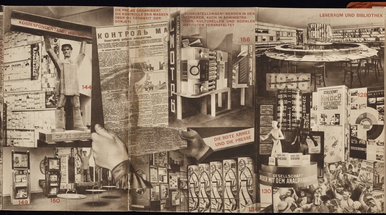 URSS. Catálogo del pabellón soviético en la Exposición Internacional de Prensa, Colonia de Eliezer Markowich Lissitzky