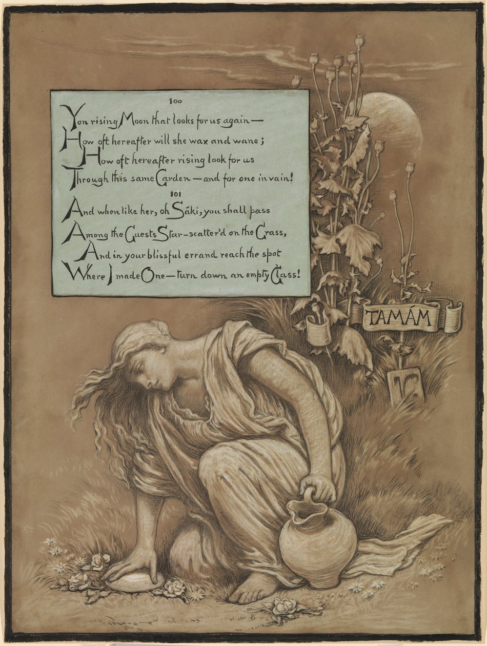 (Ilustración para el Rubáiyát de Omar Khayyám) In memoriam de Elihu Vedder