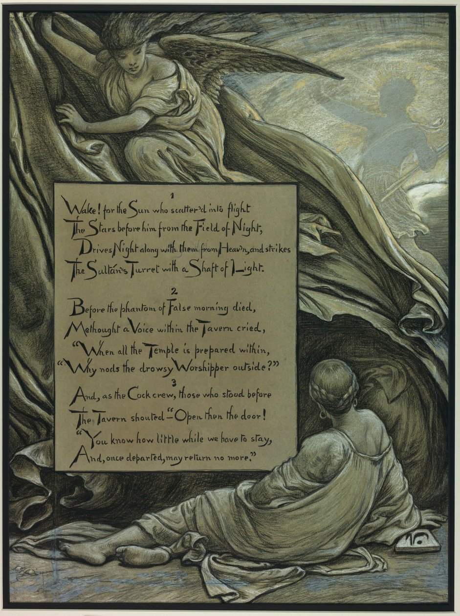 (Ilustración para el Rubáiyát de Omar Khayyám) El despertar de Elihu Vedder