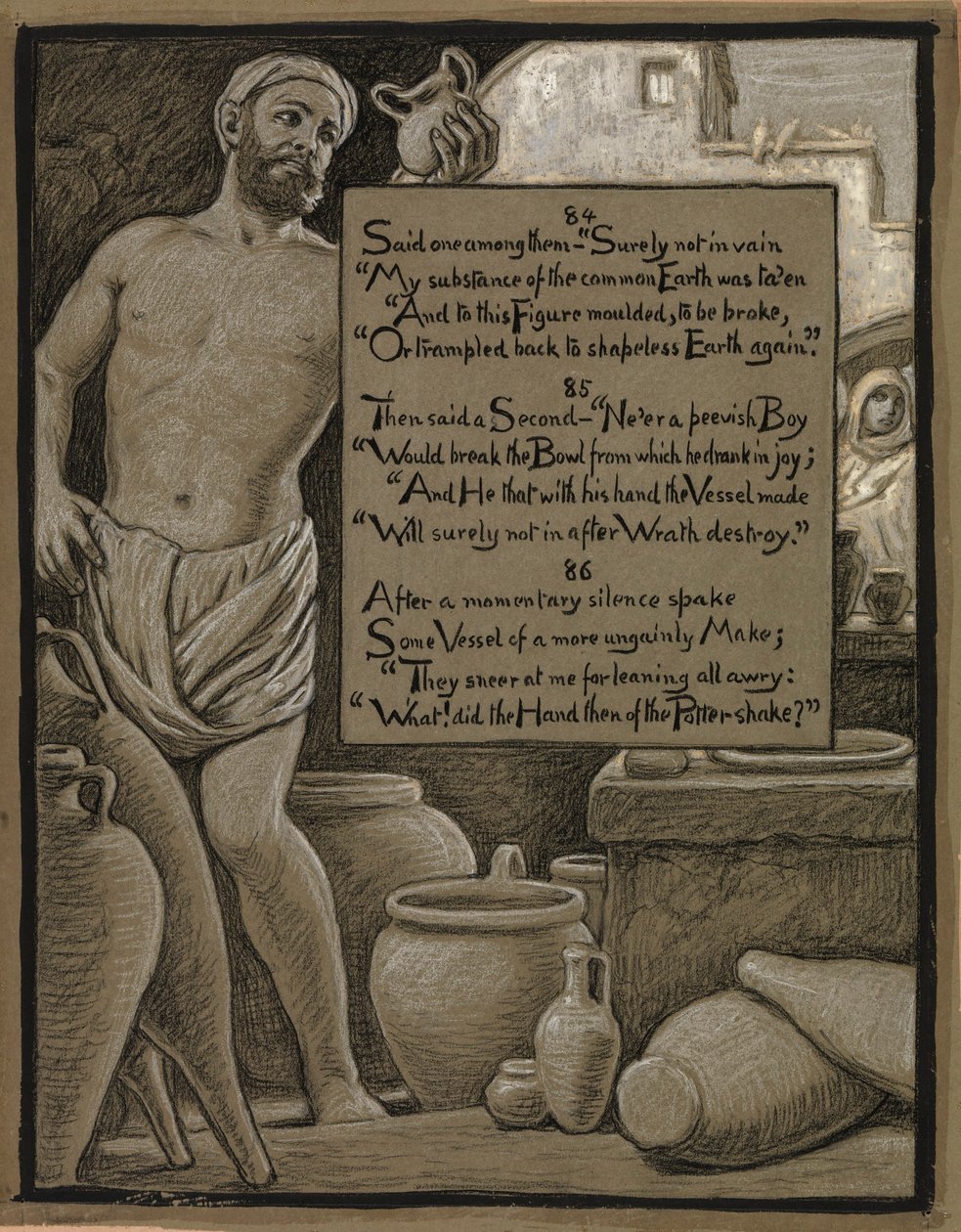 (Ilustración para Rubáiyát de Omar Khayyám) La olla desabrida de Elihu Vedder