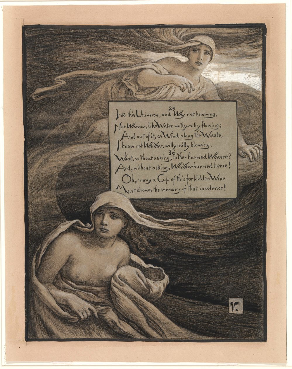 (Ilustración de Rubáiyát de Omar Khayyám) ¿De dónde y adónde de Elihu Vedder