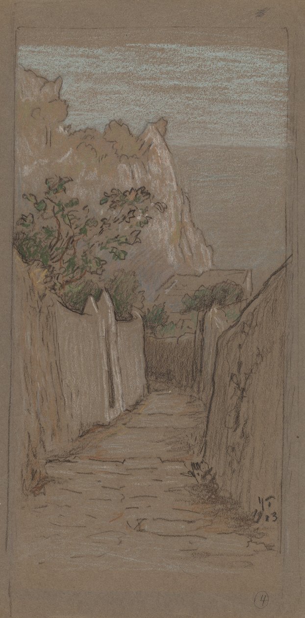 Capri, 1913 de Elihu Vedder