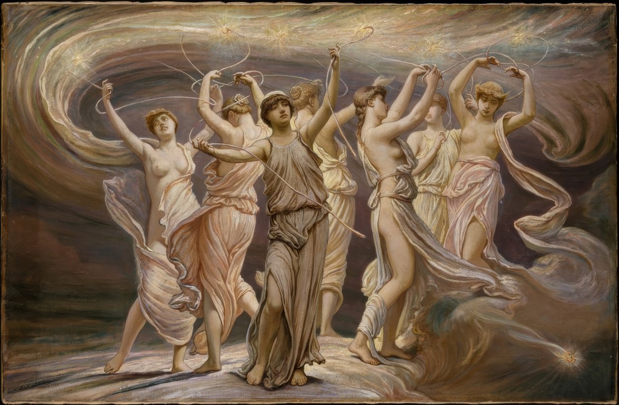Las Pléyades de Elihu Vedder