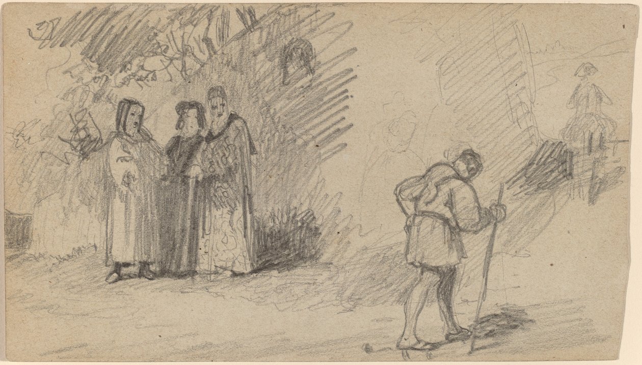 El hijo y el burro de Elihu Vedder