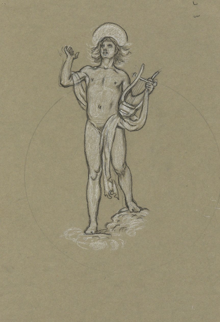 Estudio para Apolo de Elihu Vedder