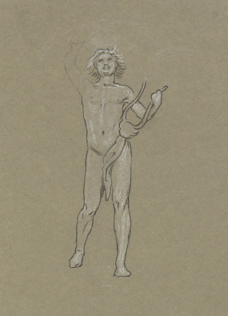 Estudio para Apolo de Elihu Vedder