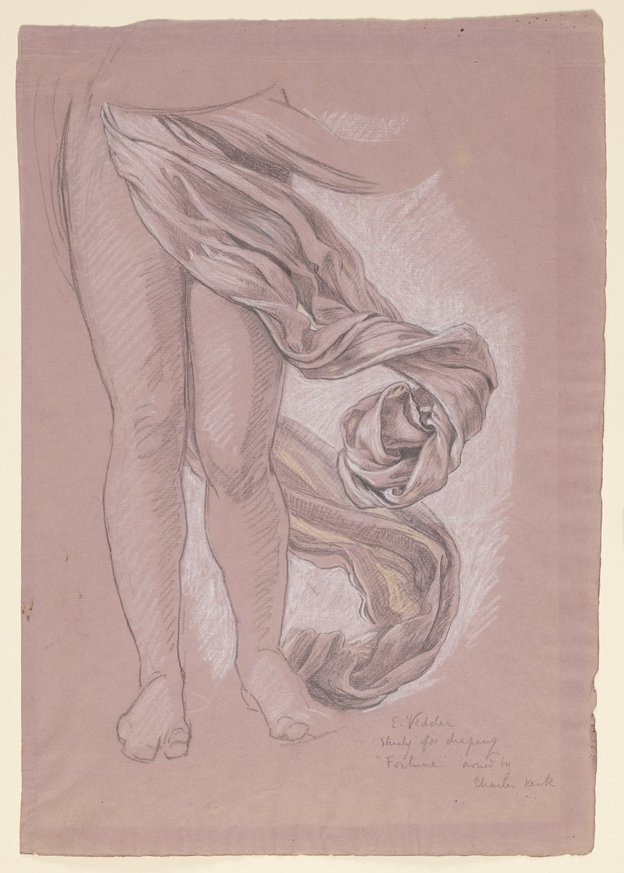 Estudio para "Fortuna" de Elihu Vedder