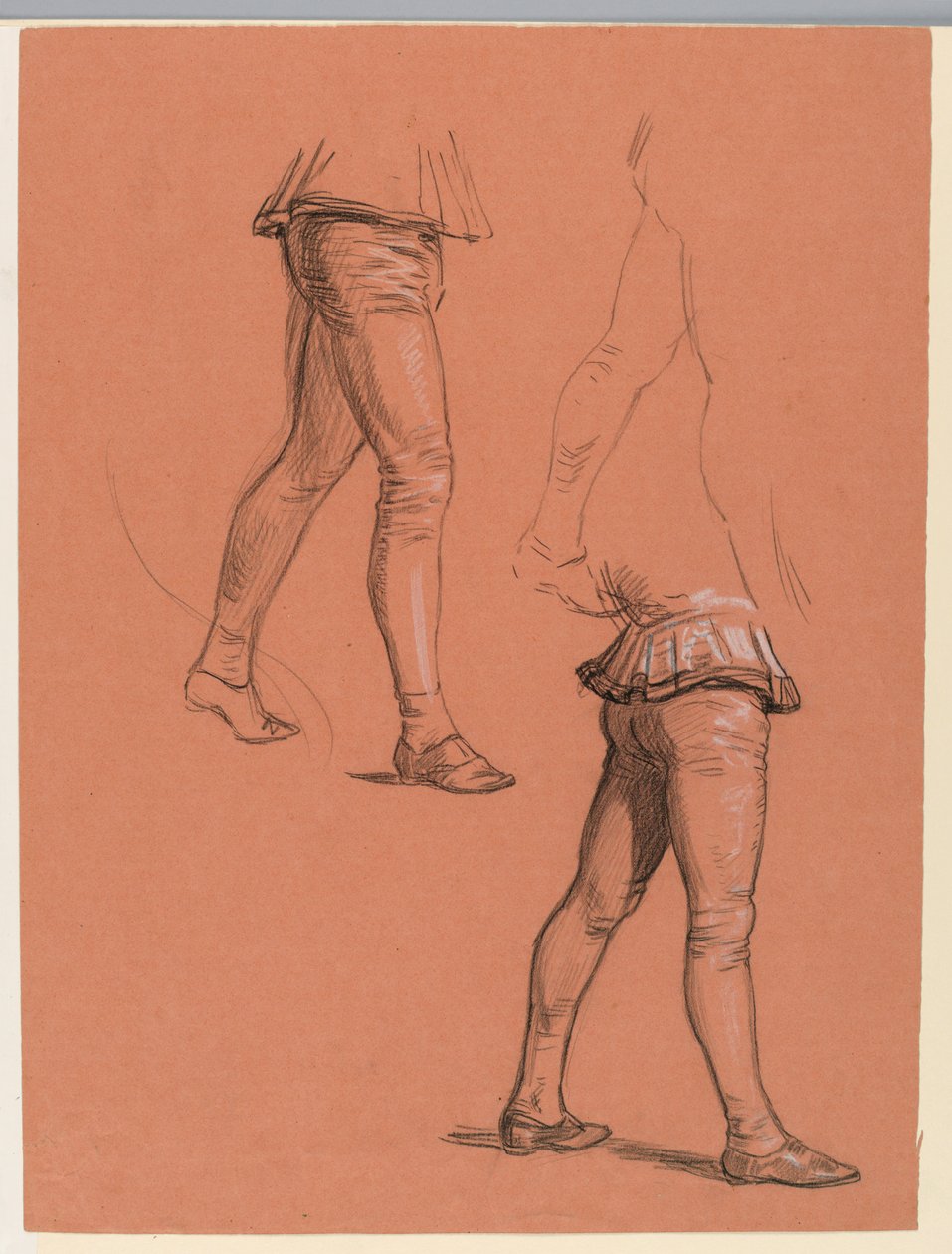 Estudio para "Procesión de boda" de Elihu Vedder
