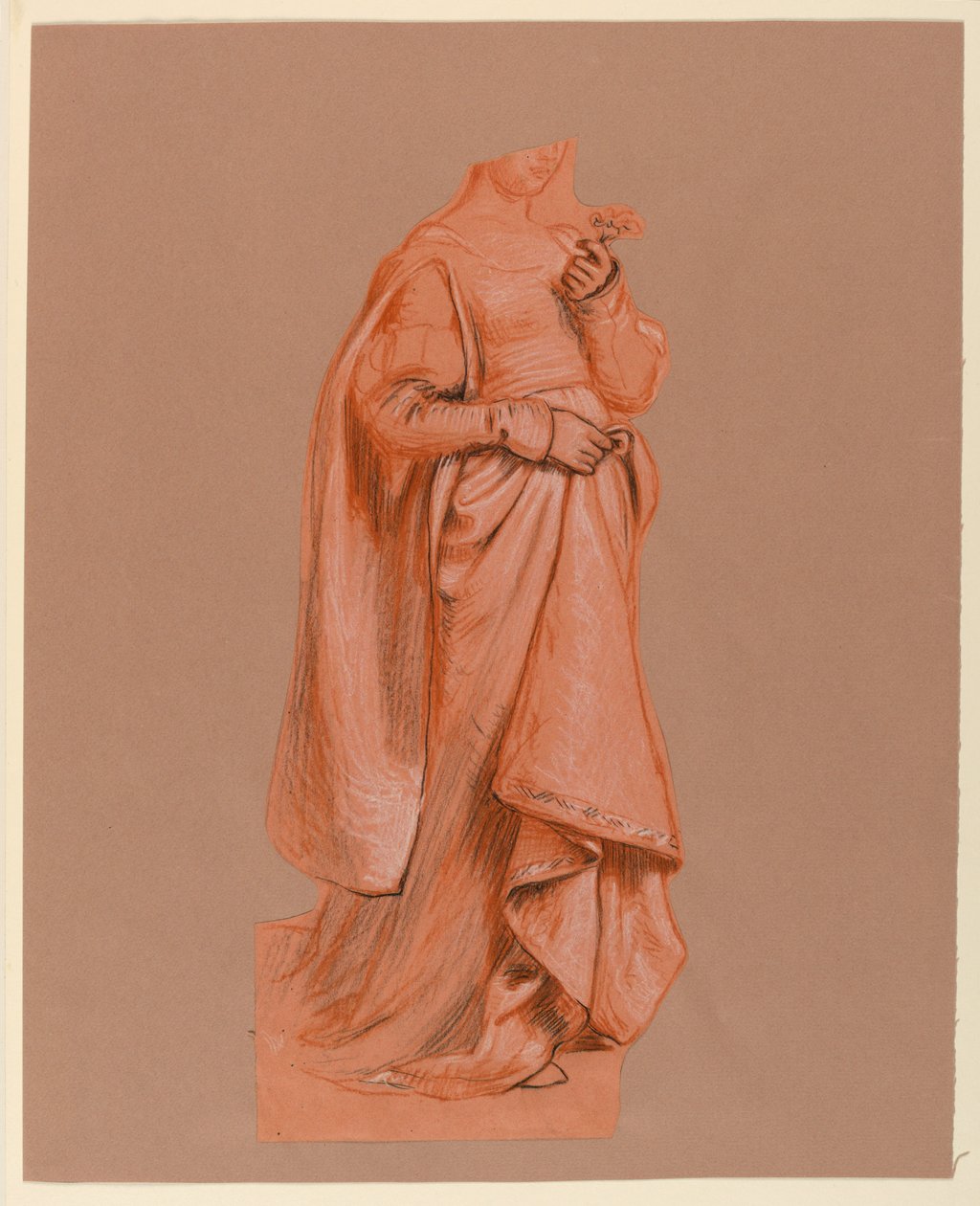 Estudio para "Procesión de bodas" de Elihu Vedder
