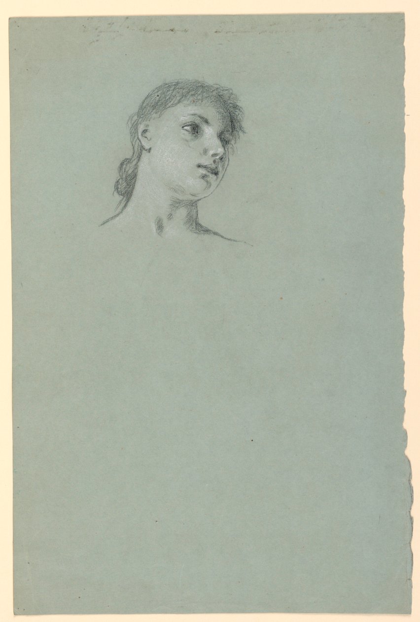 Estudio de una niña de Elihu Vedder