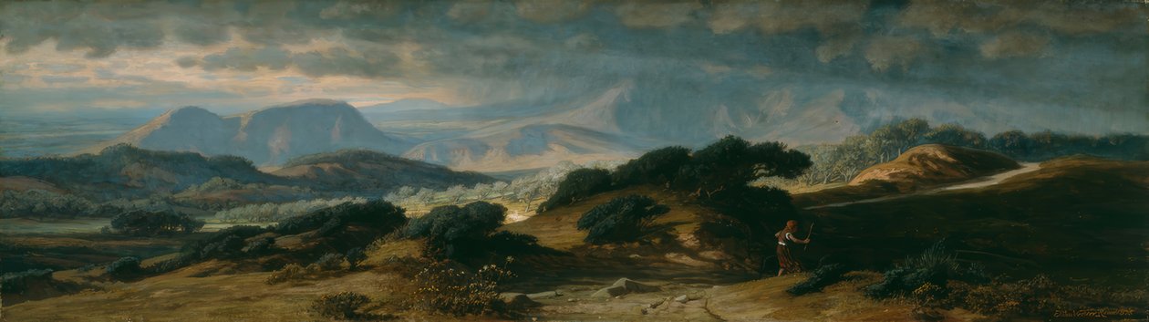 Tormenta en Umbría de Elihu Vedder
