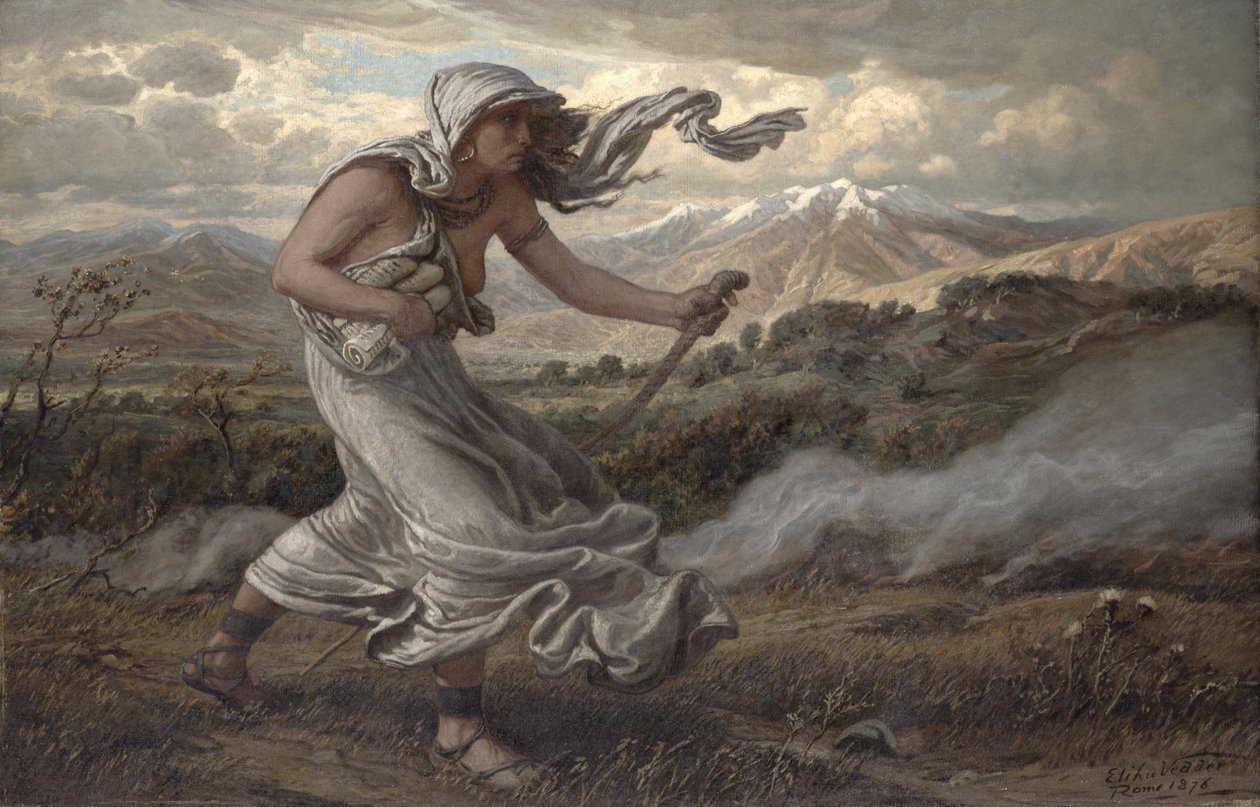 La Sibila Cumea, 1876 de Elihu Vedder