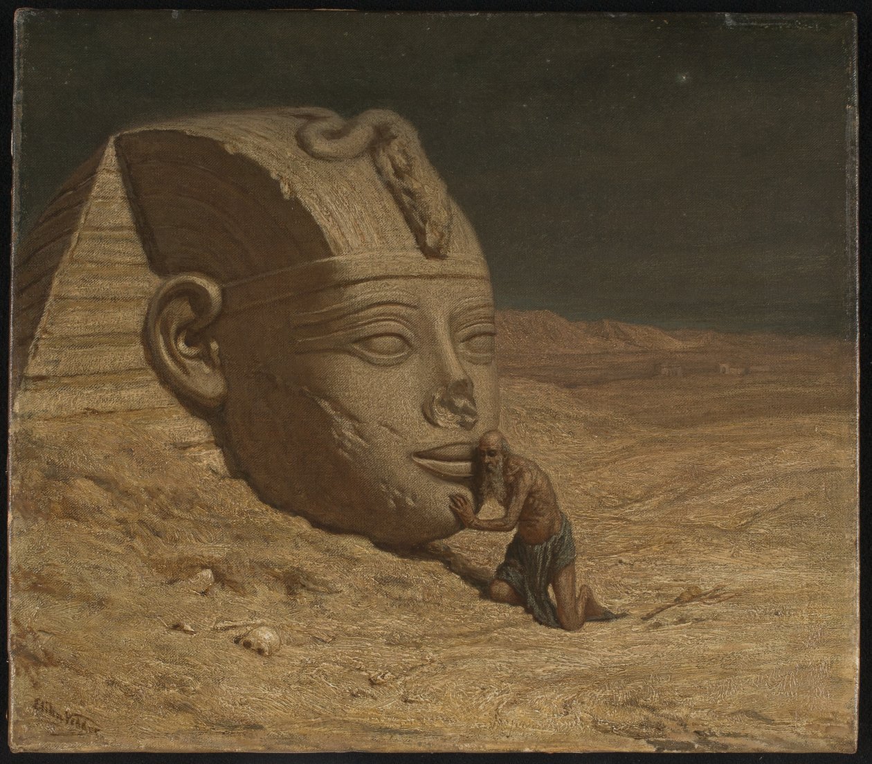 El cuestionador de la Esfinge de Elihu Vedder