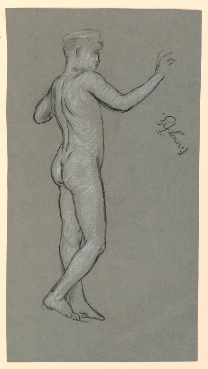 Estudio de figura para diseño de fuente de Elihu Vedder