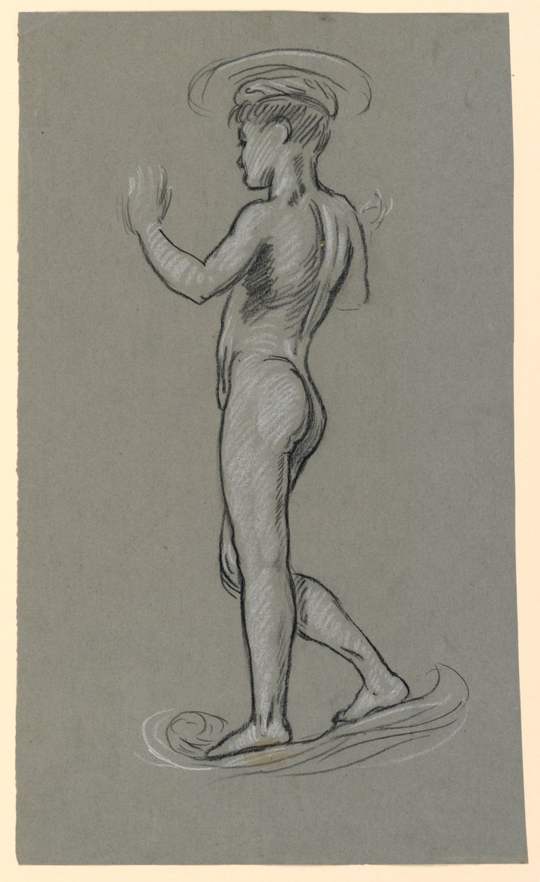 Estudio de figura para diseño de fuente de Elihu Vedder