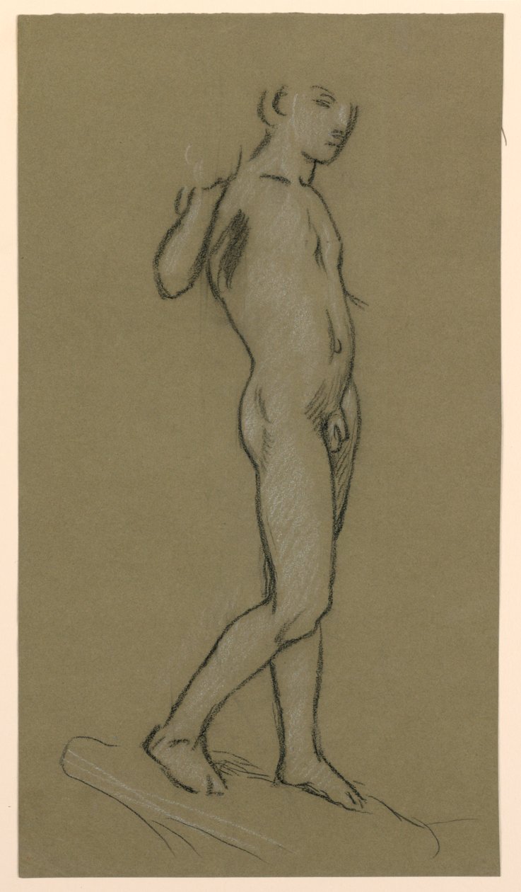 Estudio de figura para diseño de fuente de Elihu Vedder