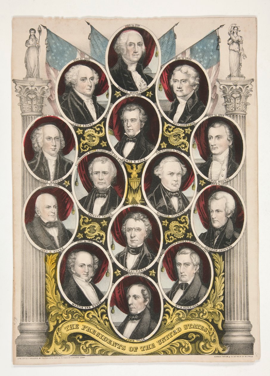 Las presidentes de los estados unidos de Elijah C. Kellogg
