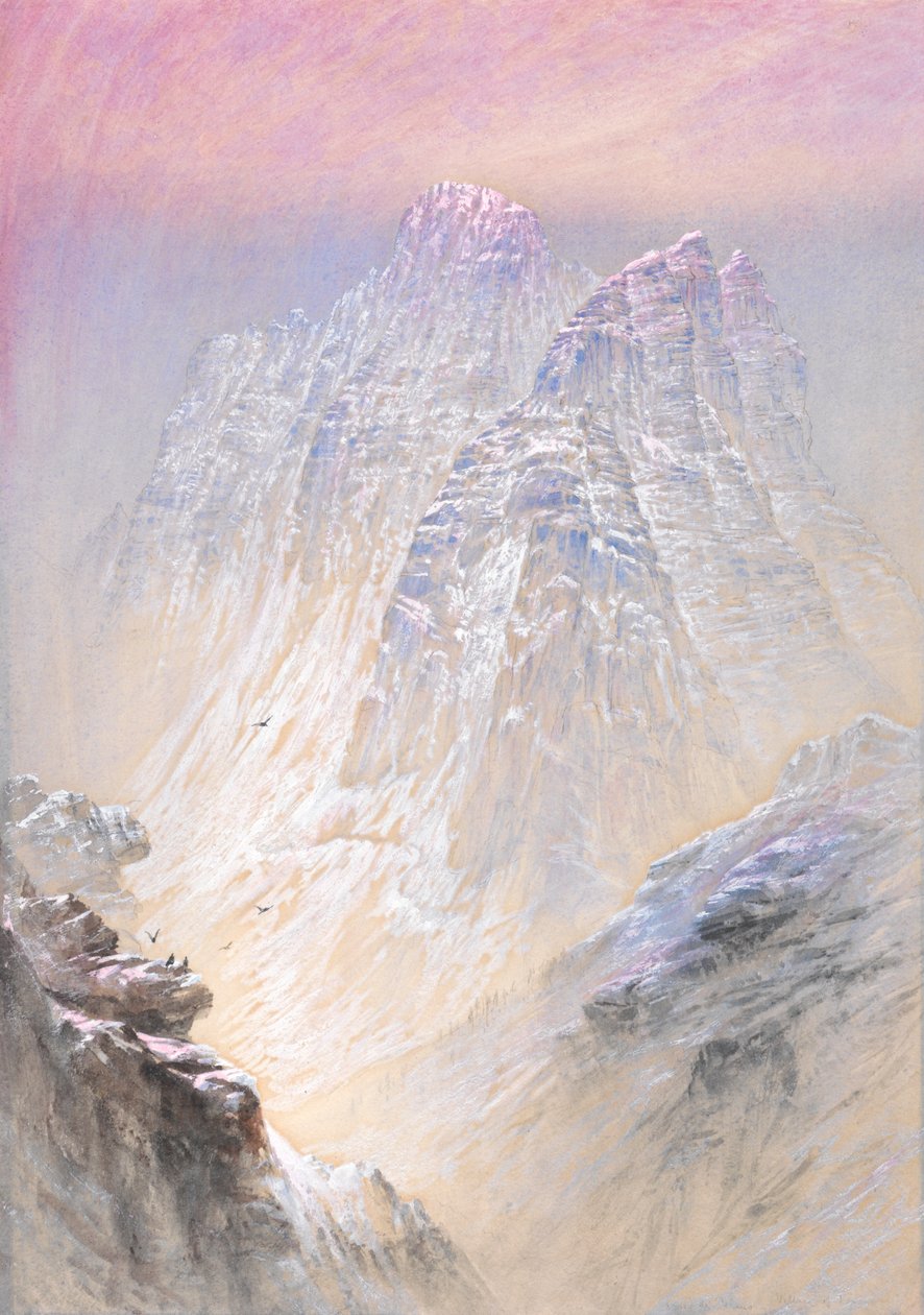 Sasso di Pelmo visto desde Santa Luzia, Tirol de Elijah Walton