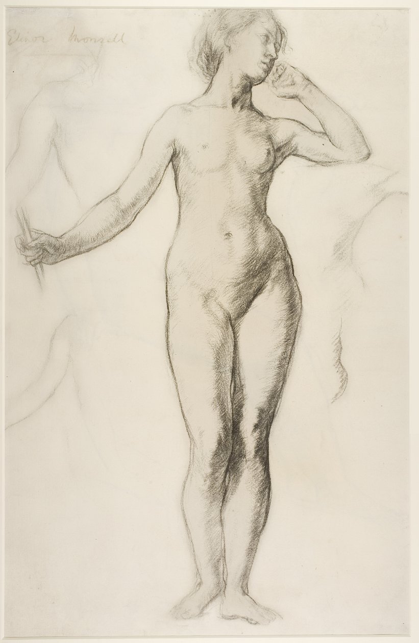 Desnudo Femenino de Pie, c.1897 de Elinor Mary Darwin