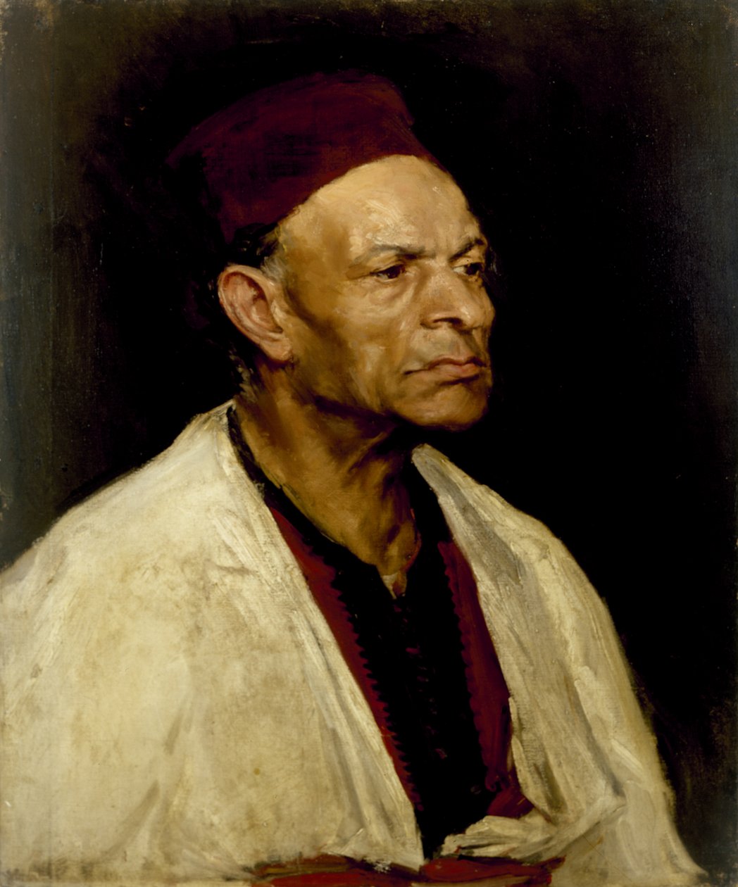 Retrato de un hombre con fez, 1908 de Elinor Proby Adams