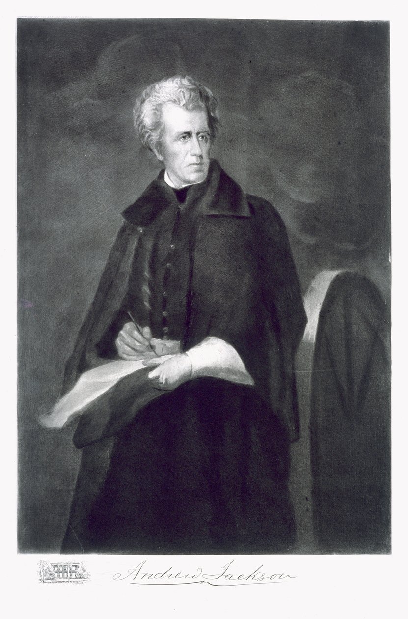 Andrew Jackson, 7º Presidente de los Estados Unidos de América, pub. 1901 de Eliphalet Frazer Andrews
