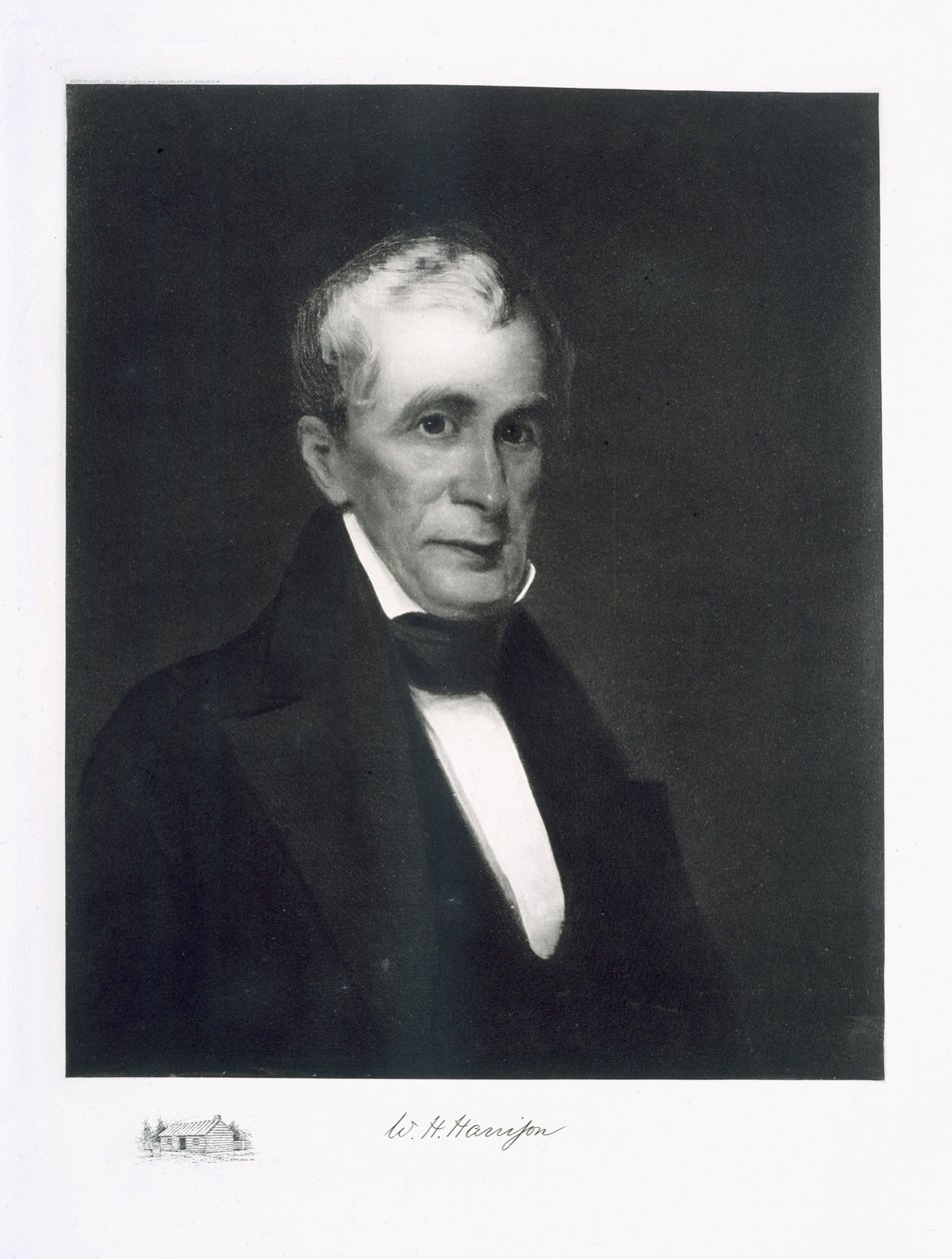William Henry Harrison, 9º Presidente de los Estados Unidos de América, pub. 1901 de Eliphalet Frazer Andrews